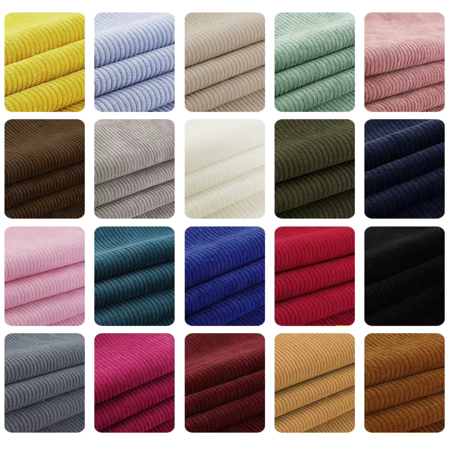 Pochette livre BROCHÉ personnalisée - velours côtelé rose