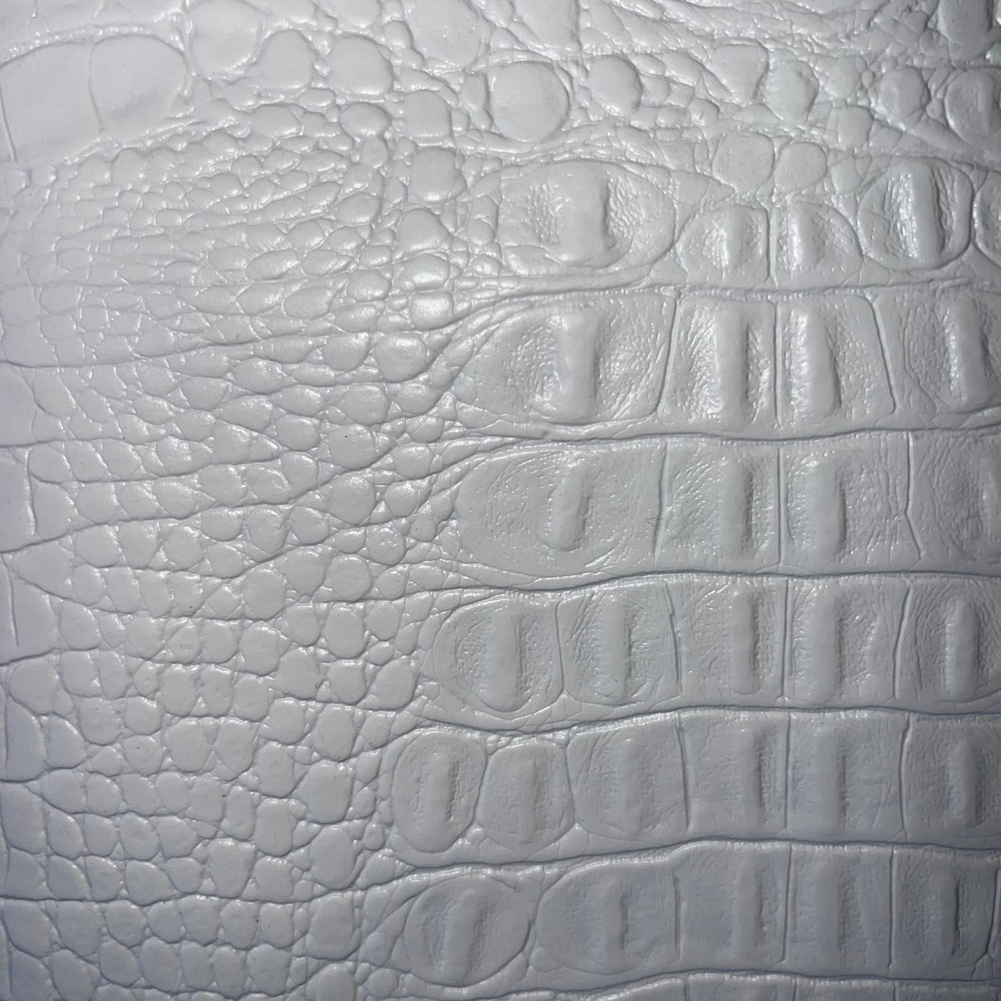 Pochette livre BROCHÉ personnalisée - simili cuir blanc serpent