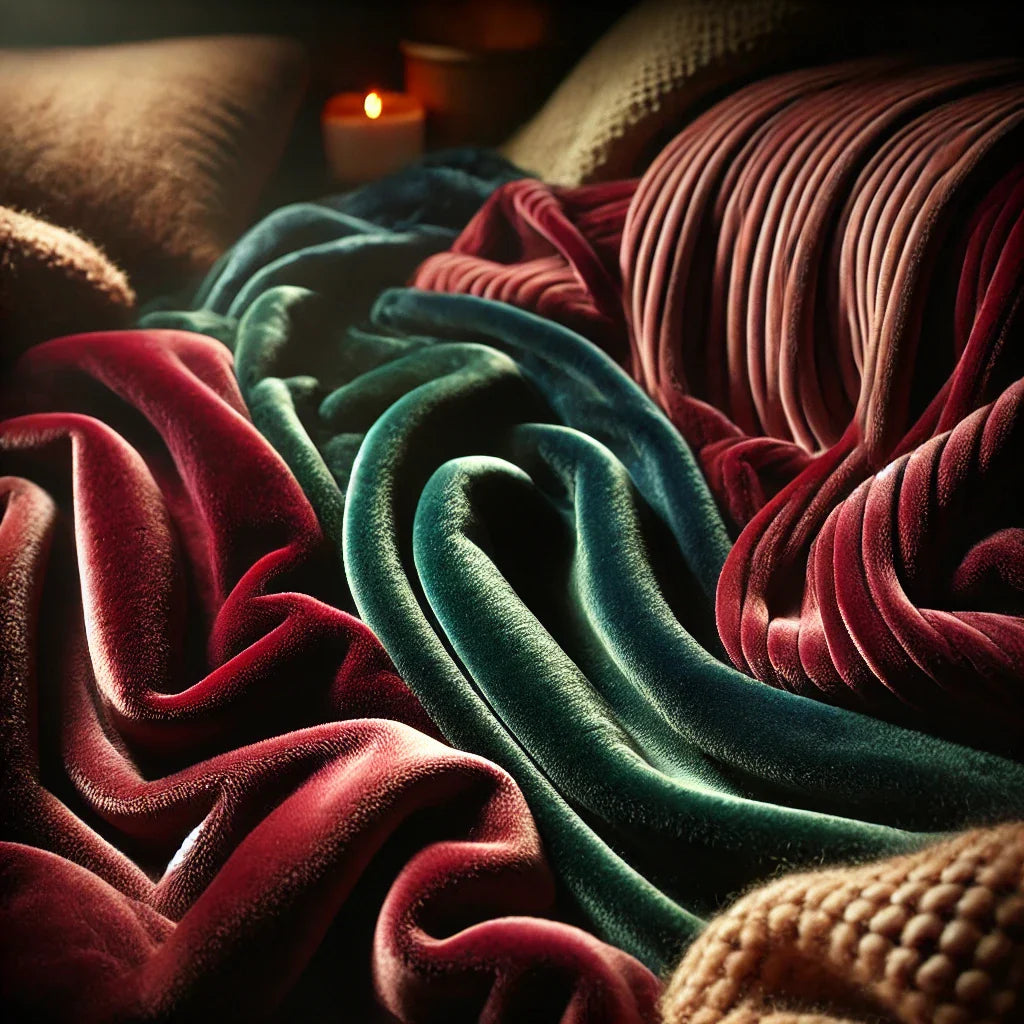 Pochette livre velours