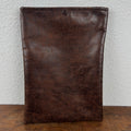 Pochette livre - Simili Cuir Vieux Marron