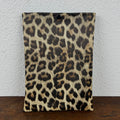 Pochette livre - Simili Cuir Léopard