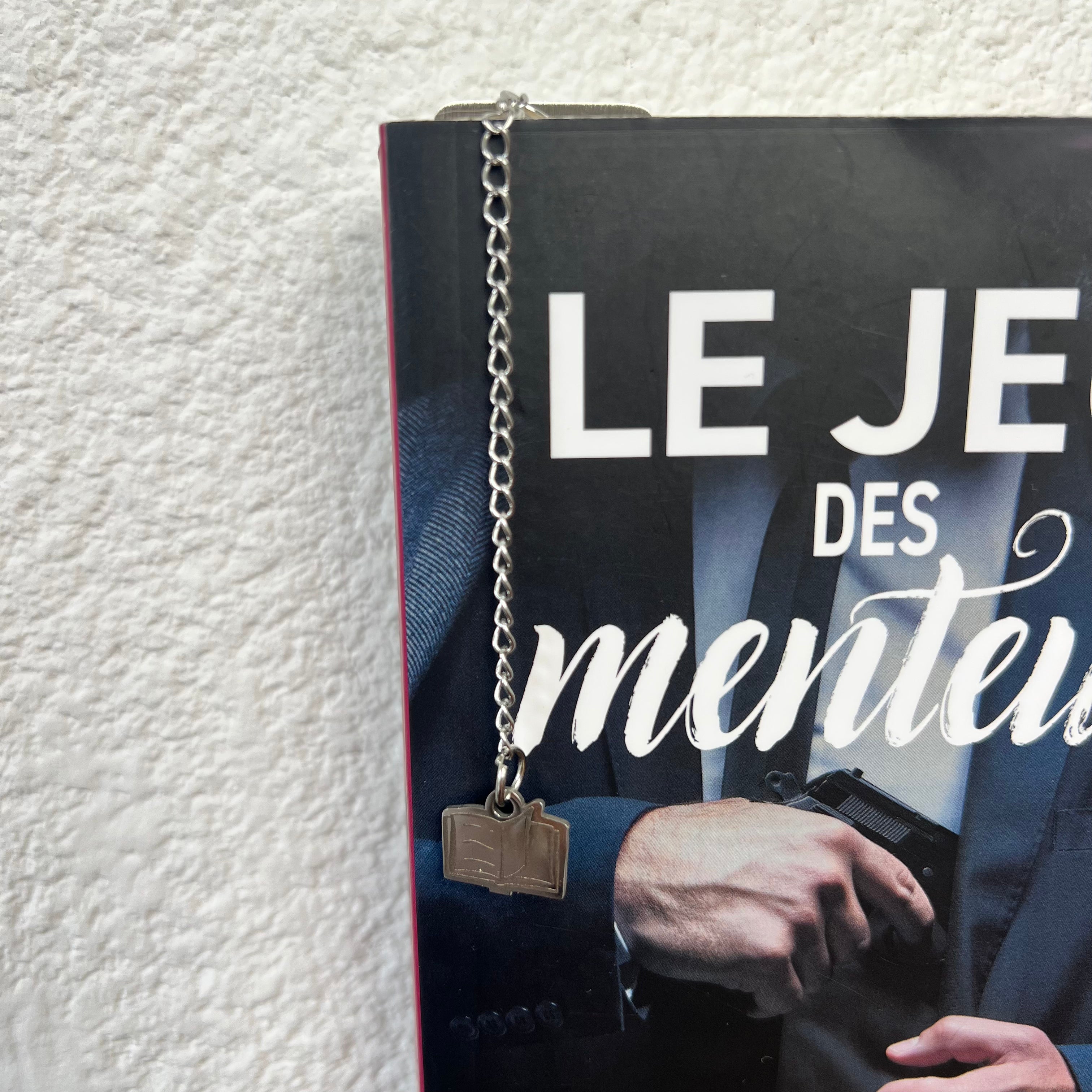 Marque-pages de lecture en acier