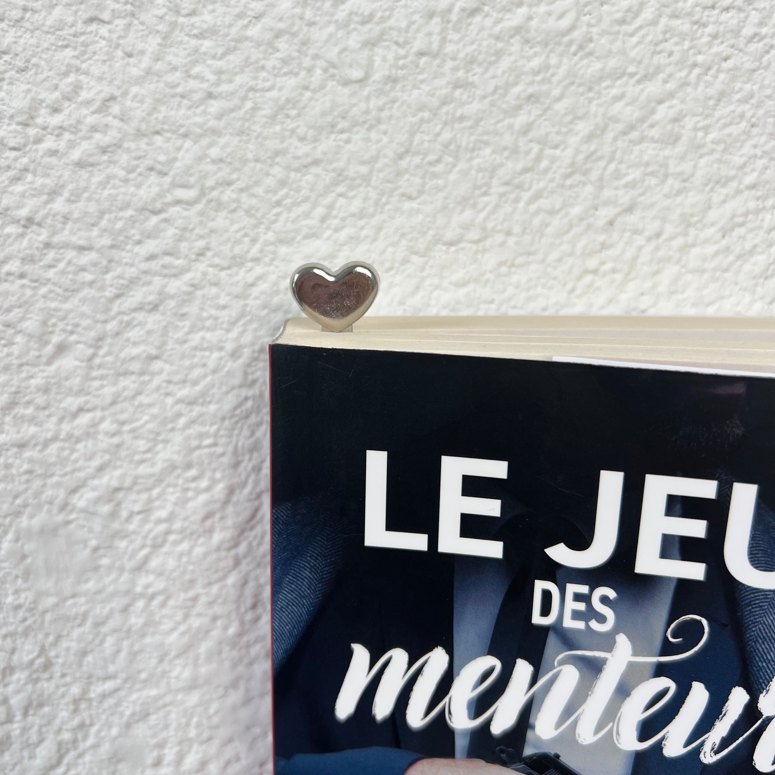 Marque-pages de lecture en acier