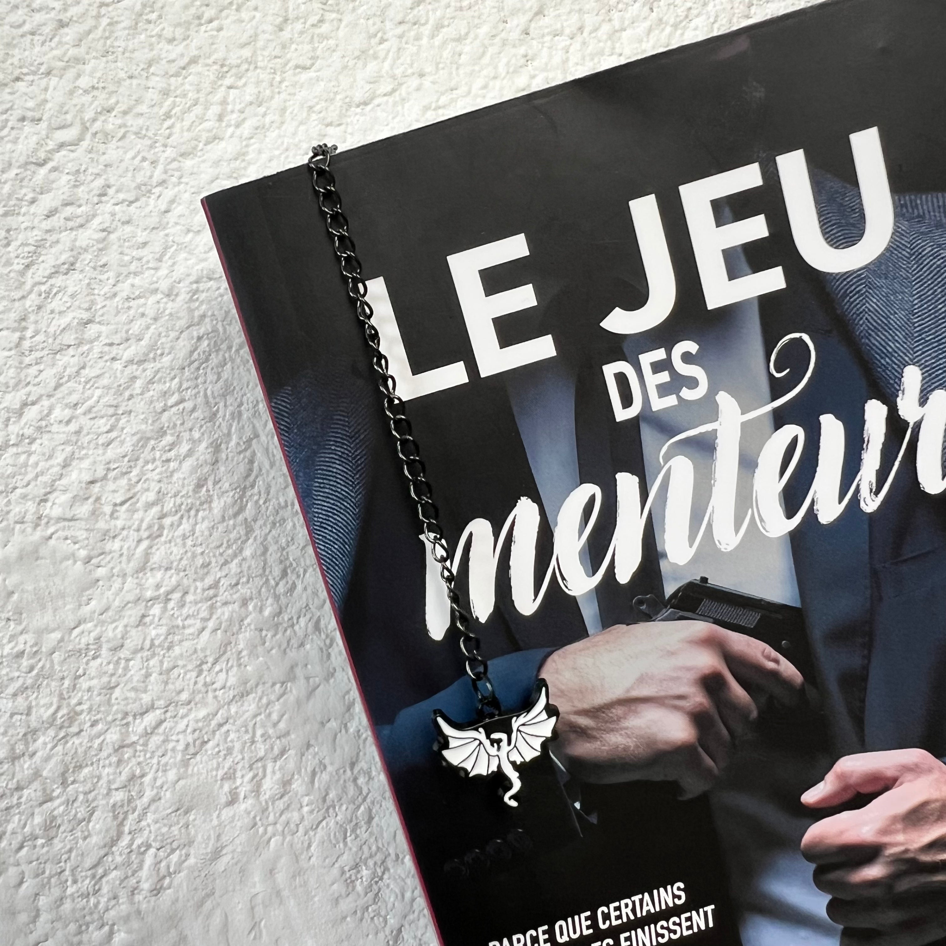 Marque-pages de lecture en acier