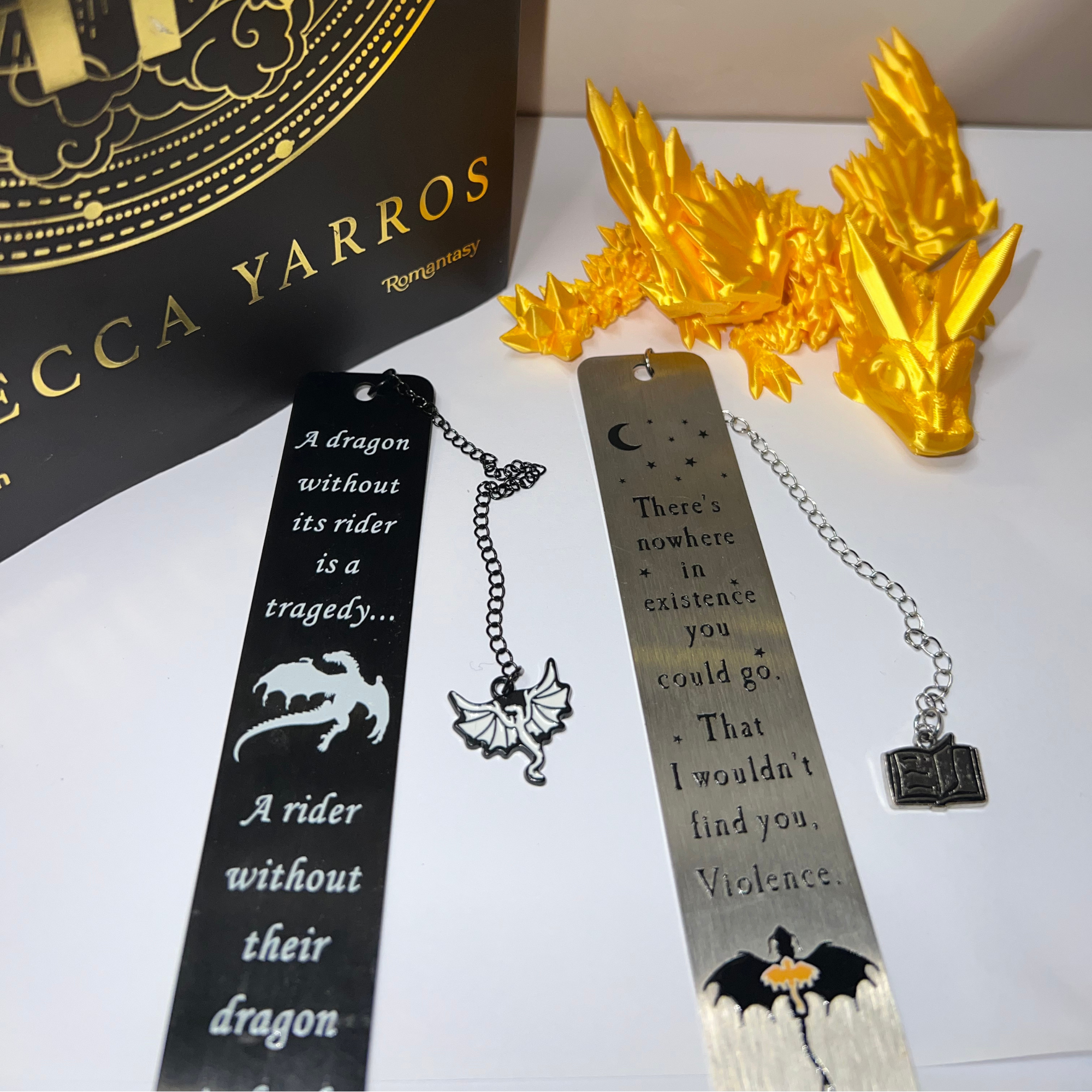 Marque-pages de lecture en acier