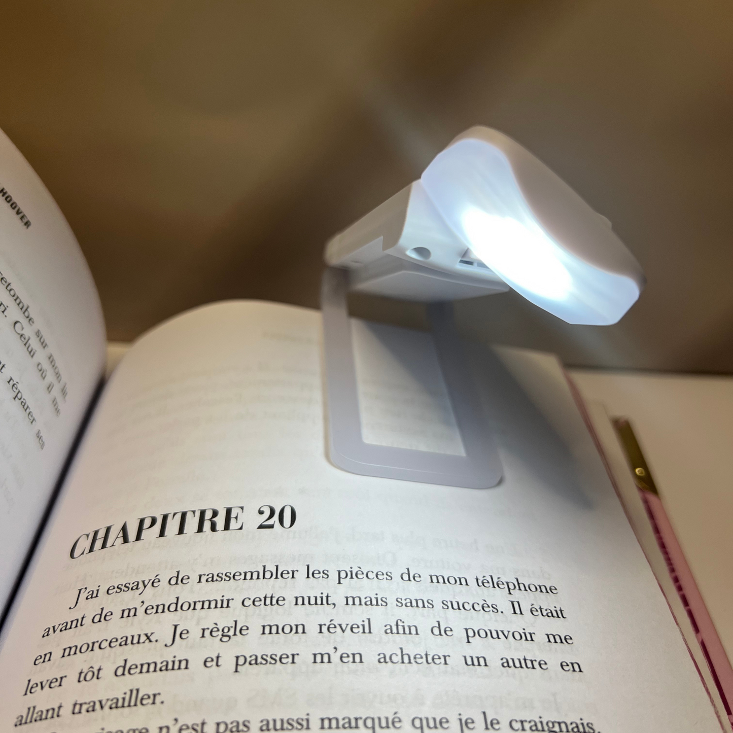 Lampe de lecture à clip