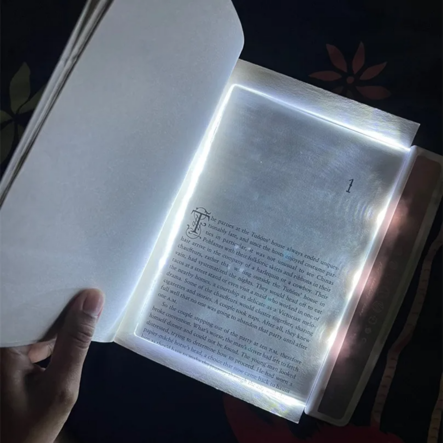 Lampe de lecture panneau - Plaque lumineuse portable pour lire dans le noir